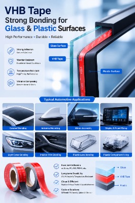 How to Choose the Right VHB Tape for Bonding Glass and Smooth Plastic Surfaces